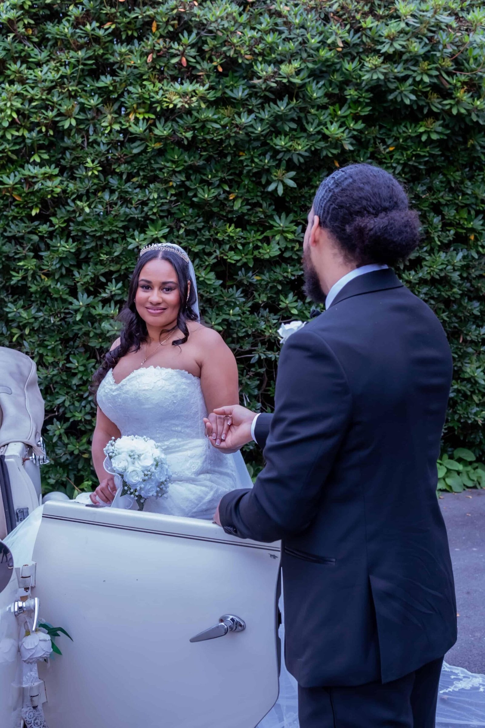 Affordable wedding photography of a happy couple on their wedding day